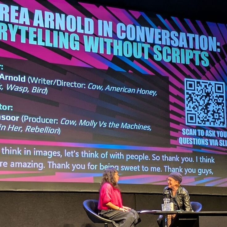 Andrea Arnold (right)